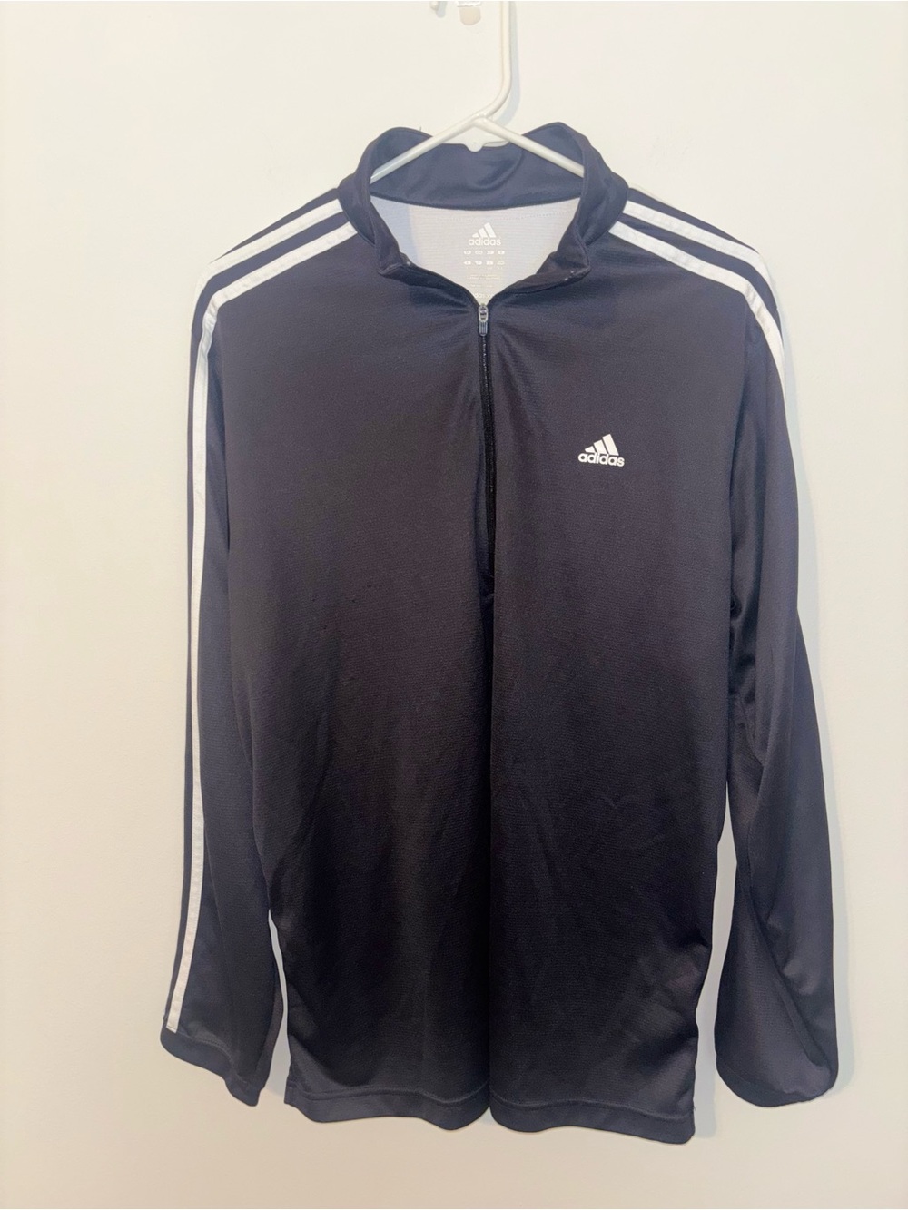 adidas Black and White Lightweight Track Jacket